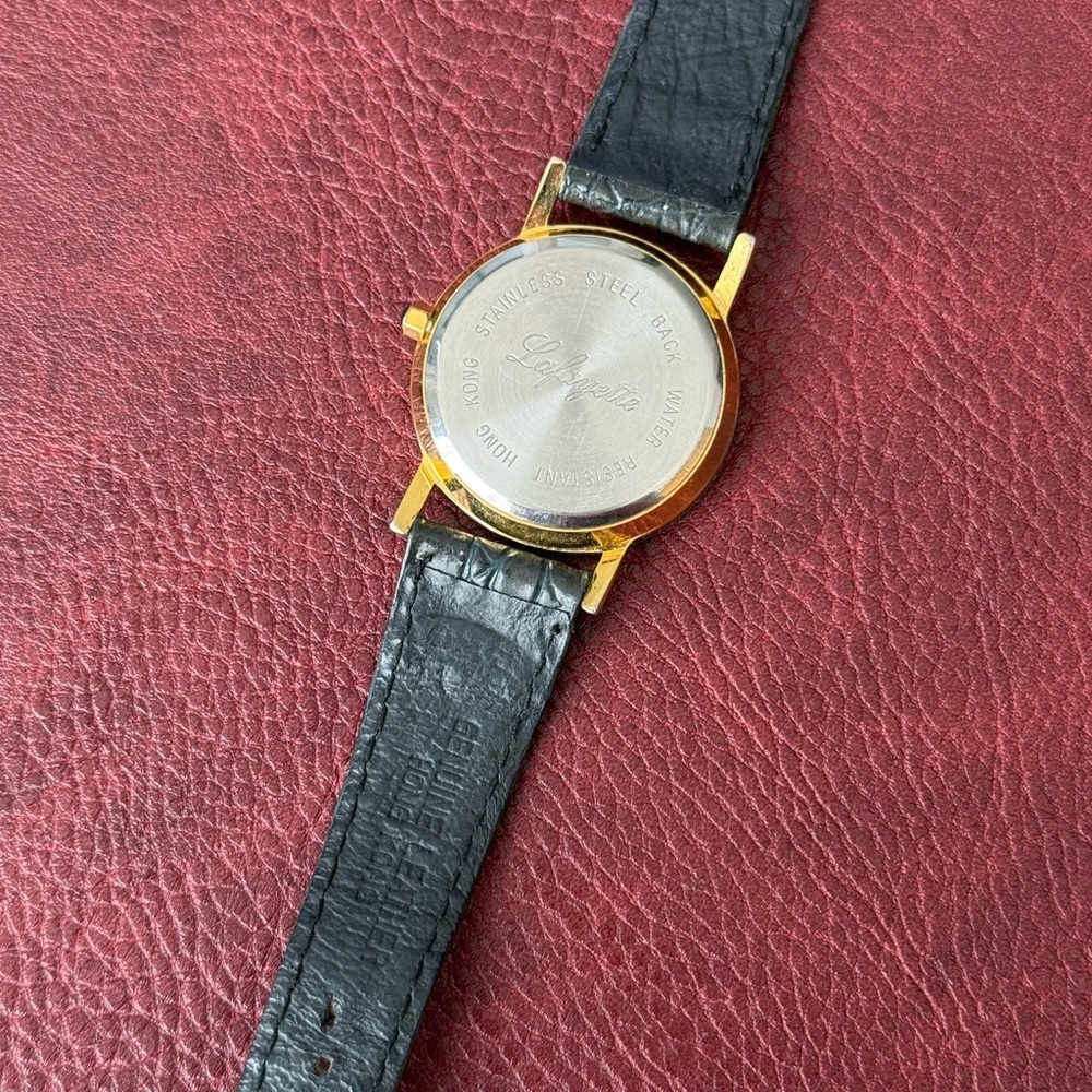 Lafayette 148 New York Blue and Gold Watch - Picture 8 of 8